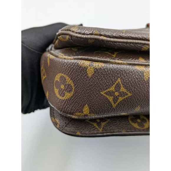 Pre-owned Louis Vuitton Monogram Canvas Pochette Métis Bag Brown M44875 - Picture 7 of 16